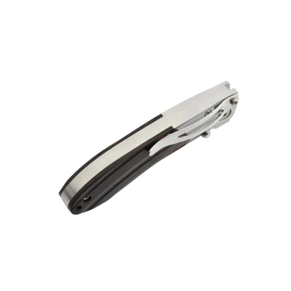 MCUSTA - MC141G - Manche iron wood noir lame acier SPG2
