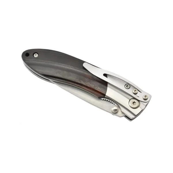 MCUSTA - MC141G - Manche iron wood noir lame acier SPG2 - 2