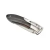 MCUSTA - MC141G - Manche iron wood noir lame acier SPG2 - 2