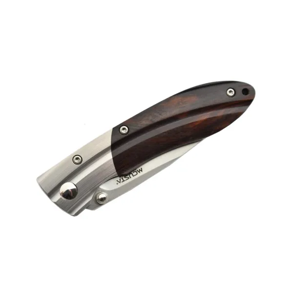 MCUSTA - MC141G - Manche iron wood noir lame acier SPG2 - 3
