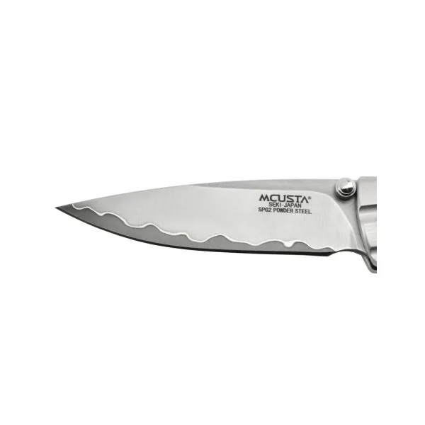 MCUSTA - MC141G - Manche iron wood noir lame acier SPG2 - 5