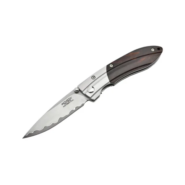 MCUSTA - MC141G - Manche iron wood noir lame acier SPG2 - 6