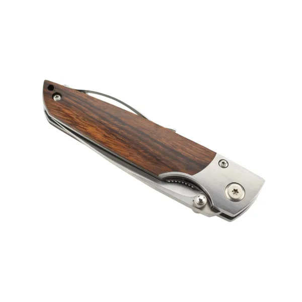 MCUSTA - MC143G - Couteau pliant lame SPG2 manche Iron Wood