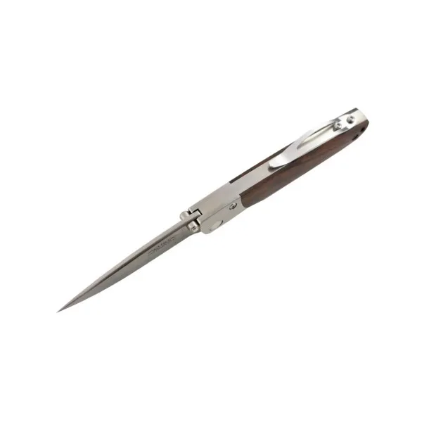 MCUSTA - MC143G - Couteau pliant lame SPG2 manche Iron Wood - 3