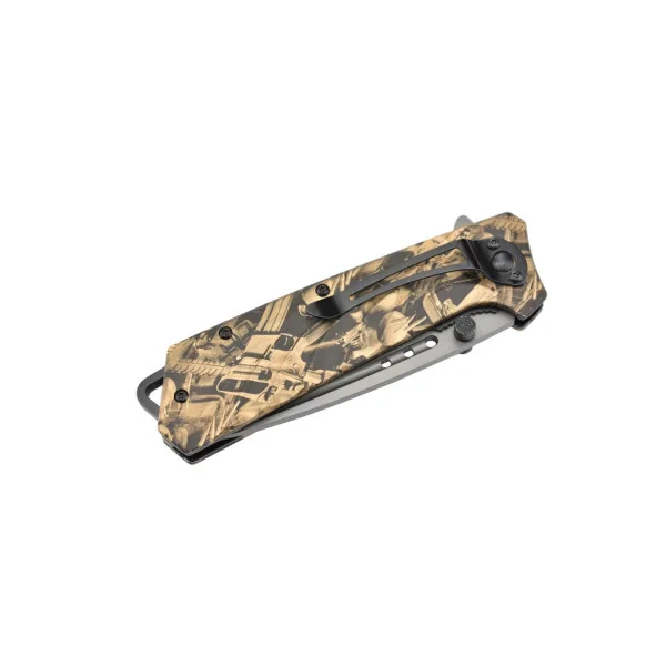 MAXKNIVES - MK142 - Couteau pliant ouverture assistée acier 3Cr13 et aluminium - 4