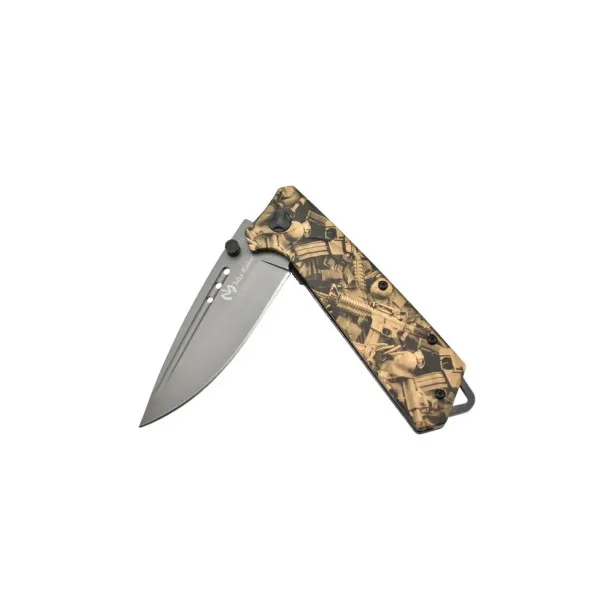 MAXKNIVES - MK142 - Couteau pliant ouverture assistée acier 3Cr13 et aluminium - 5