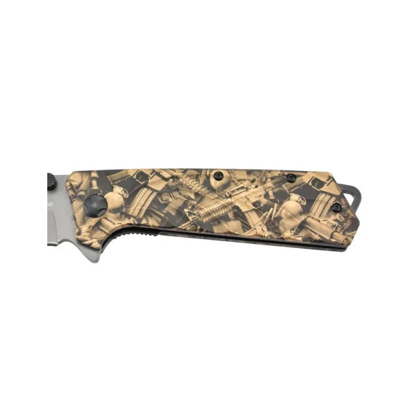 MAXKNIVES - MK142 - Couteau pliant ouverture assistée acier 3Cr13 et aluminium - 6