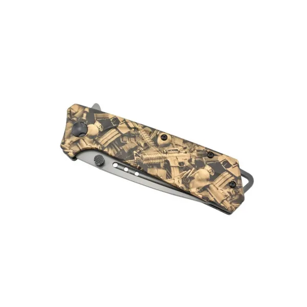 MAXKNIVES - MK142 - Couteau pliant ouverture assistée acier 3Cr13 et aluminium - 7