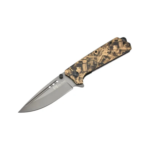 MAXKNIVES - MK142 - Couteau pliant ouverture assistée acier 3Cr13 et aluminium - 9