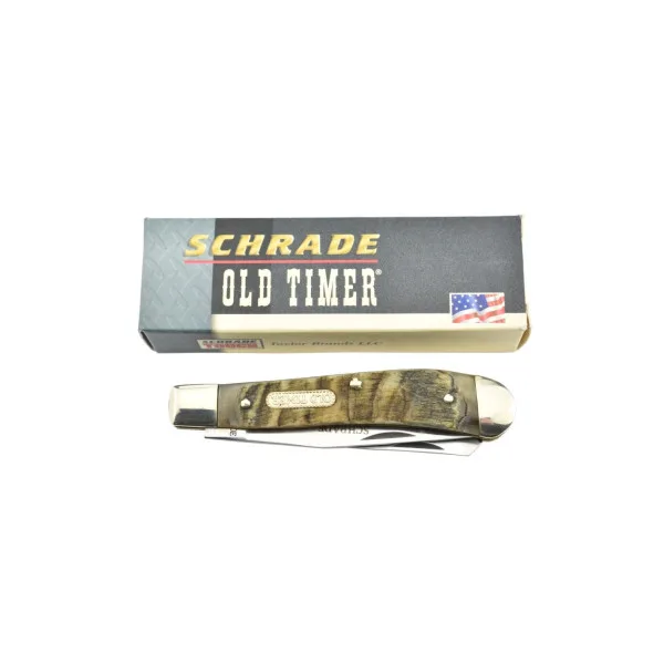 SCHRADE - 127OT - Old Timer couteau de poche pliant à deux lames