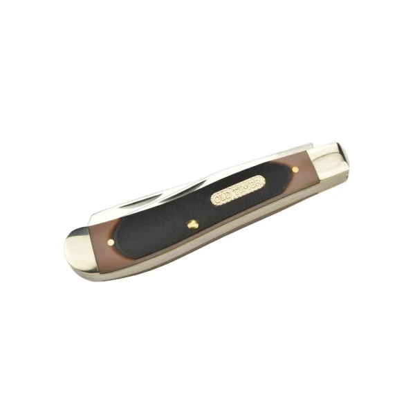 SCHRADE - 94OT - Old Timer Couteau de poche à deux lames Trapper Gunstock - 10