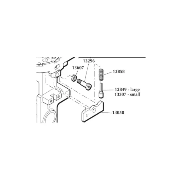 Dillon 13607 Rocker Bolt 3/8 Hi Lockwasher pour Super 1050