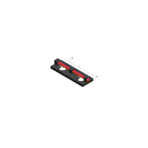 Toni System M40R Hunting Sight avec 1mm Rouge fiber optics