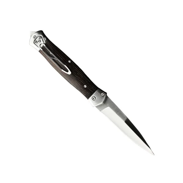 MAXKNIVES - MKO15 - Couteau automatique lame acier manche bois - 2