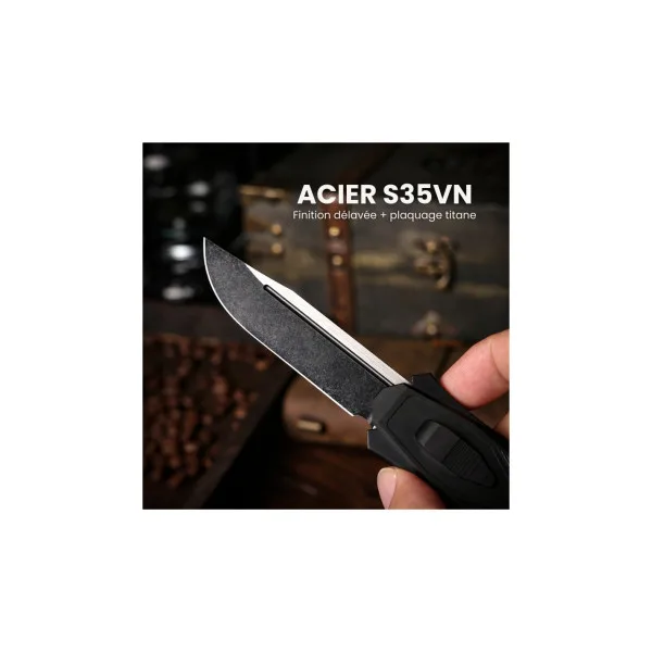 REMETTE KNIVES - ZL103D14 - RT-SWORDFISH - Couteau OTF - 5