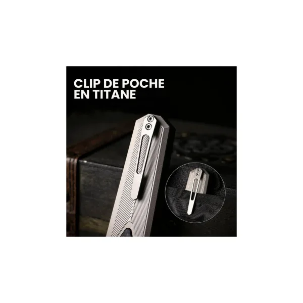 REMETTE KNIVES - ZL103D2 - RT-SWORDFISH - Couteau OTF - 6