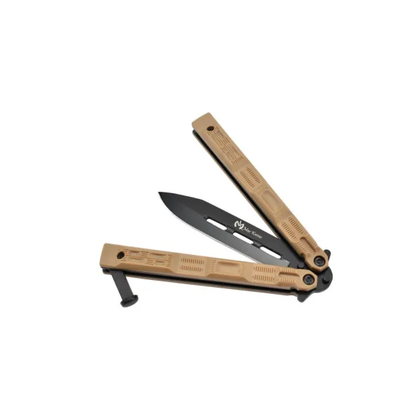 MAXKNIVES - P41M - Couteau papillon marron - 3