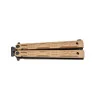 MAXKNIVES - P41M - Couteau papillon marron - 5