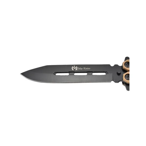 MAXKNIVES - P41M - Couteau papillon marron - 6