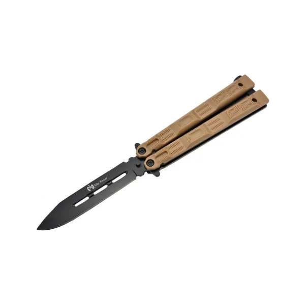 MAXKNIVES - P41M - Couteau papillon marron - 7