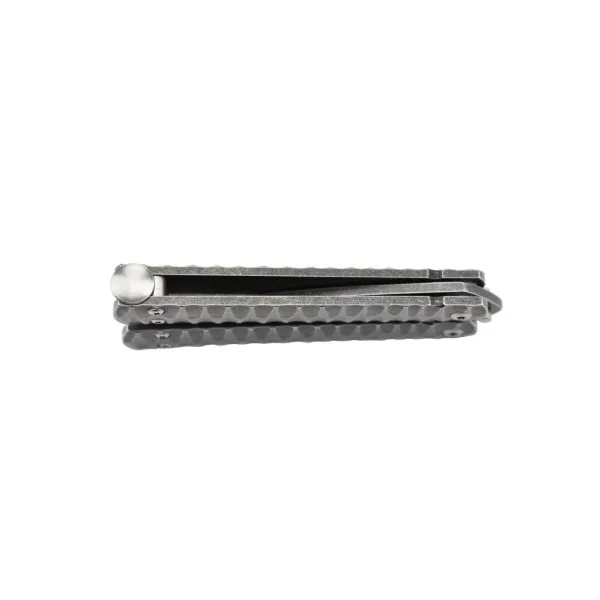 MAXKNIVES - P42 - Couteau papillon en acier stonewash - 3