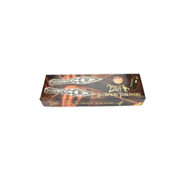 FANTASY MASTER - FM0072M - Set de 2 couteaux de lancer grand format