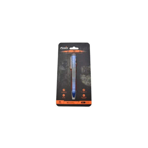 FENIX - T6-BLEU - Stylo tactique avec lampe - 80 LUMENS