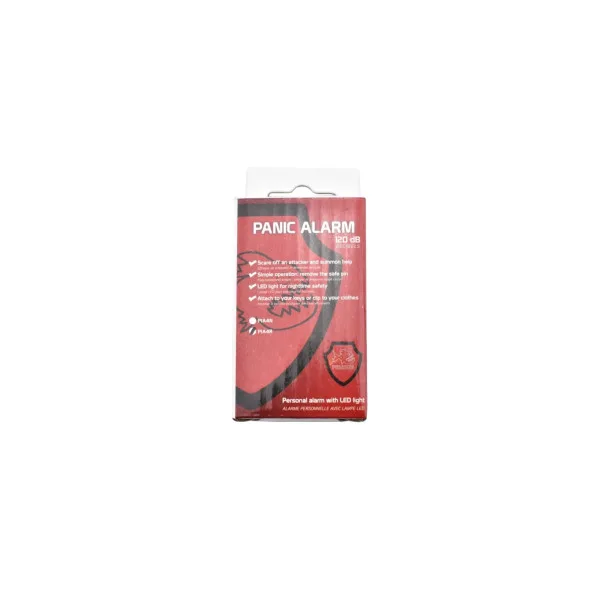 PIRANHA - PIA4R - Panic Alarm 120dB ROSE Alarme personnelle avec lampe LED