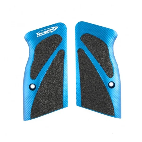 TONI SYSTEM GT213DC 3D Short Grips pour P19L-P21L-T95F-Stock , BLEU