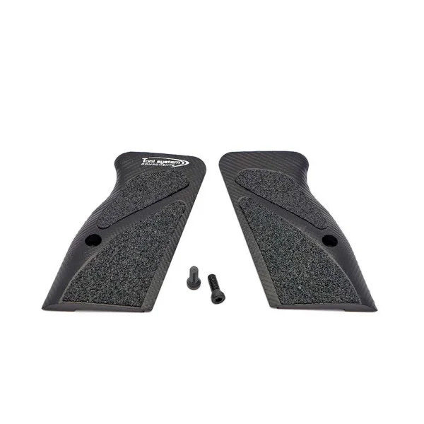 TONI SYSTEM GT213DC 3D Short Grips pour P19L-P21L-T95F-Stock , BLEU