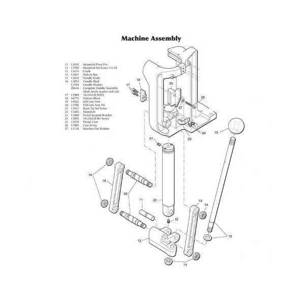 Dillon 13670 Poinçon à came d'amorce pour XL650  Chez DEVILLE ARMORY. Votre armurerie en ligne.