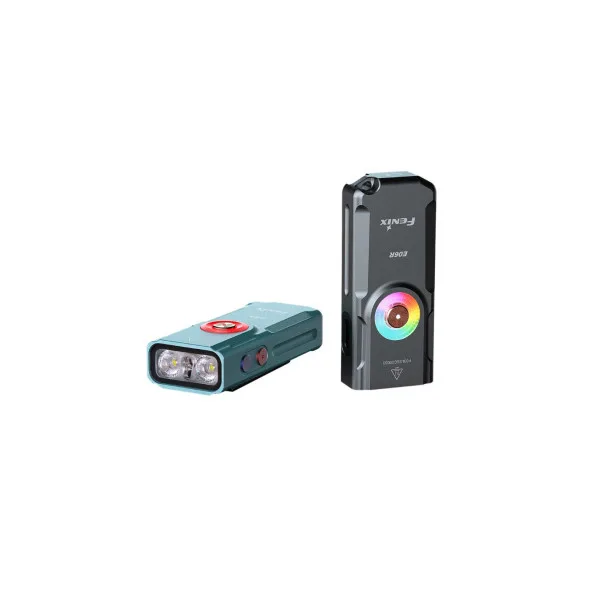 FENIX - E06RT - Turquoise - Lampe de poche porte-clés 3 en 1 - 700 LUMENS