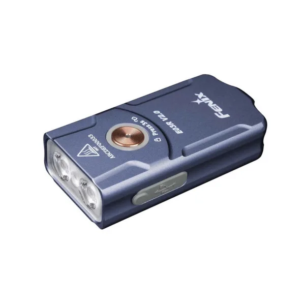 FENIX - E03RV2 Bleu - Lampe porte-clés en métal - 500 LUMENS