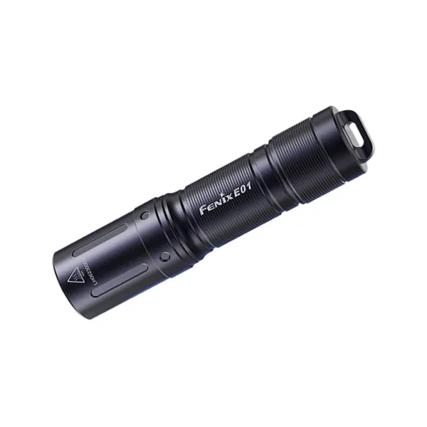 FENIX - E01B - Noir V2.0 - Mini lampe de poche porte-clés - 100 LUMENS