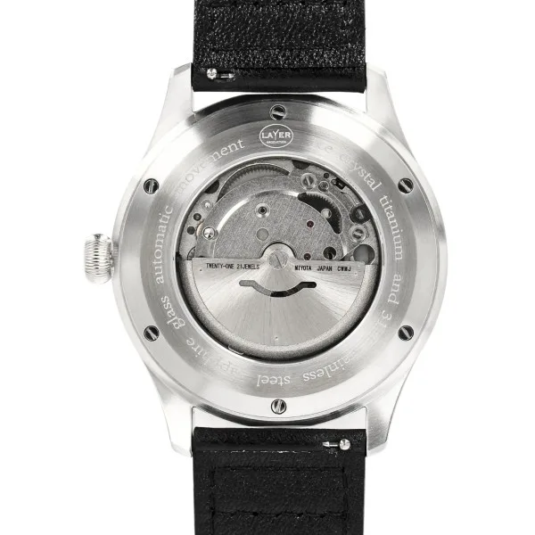 LAYER Production - LWPCT - Montre automatique Titane cristallisé - 2