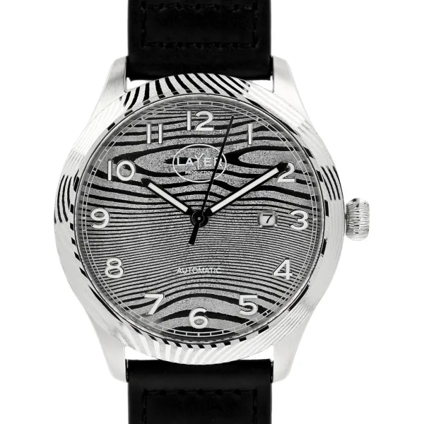 LAYER Production - LWPSD - Montre automatique Damas inoxydable