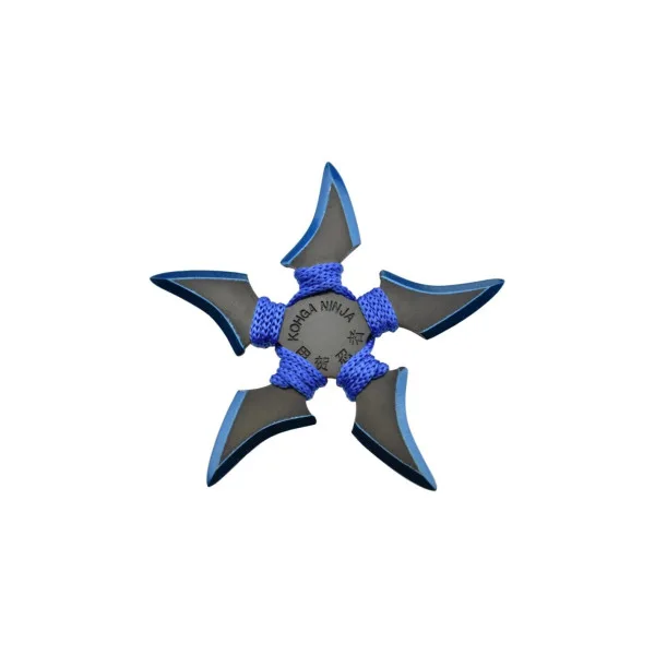 MAXKNIVES - NS135 - Ninja Shuriken 5 branches acier 420 couleur titane
