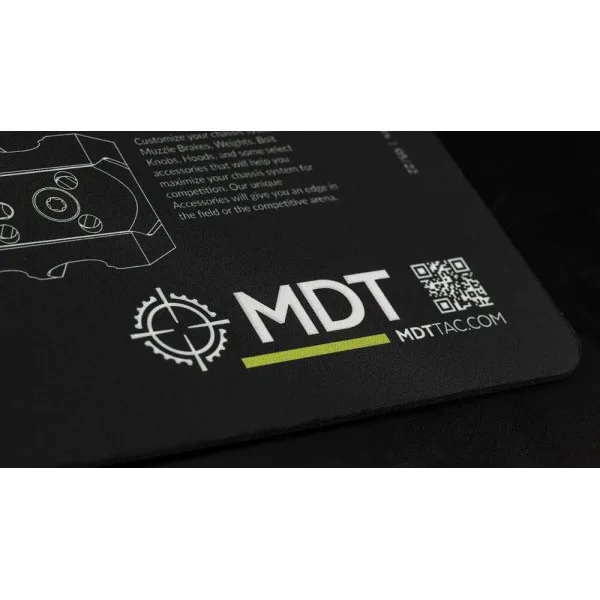 TAPID DE TABLE MDT Mat — Noir