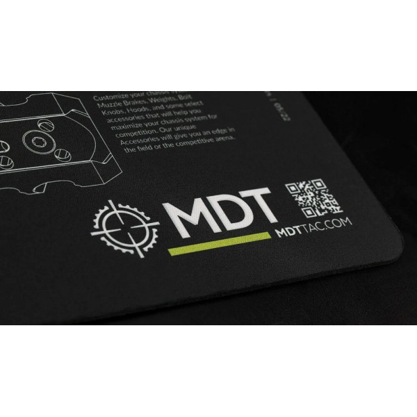 TAPID DE TABLE MDT Mat — Noir