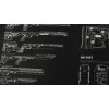 TAPID DE TABLE MDT Mat — Noir
