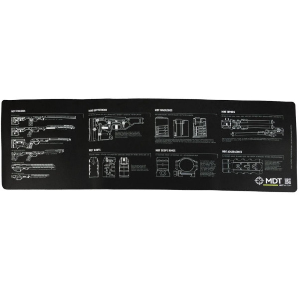 TAPID DE TABLE MDT Mat — Noir