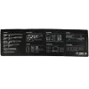 TAPID DE TABLE MDT Mat — Noir