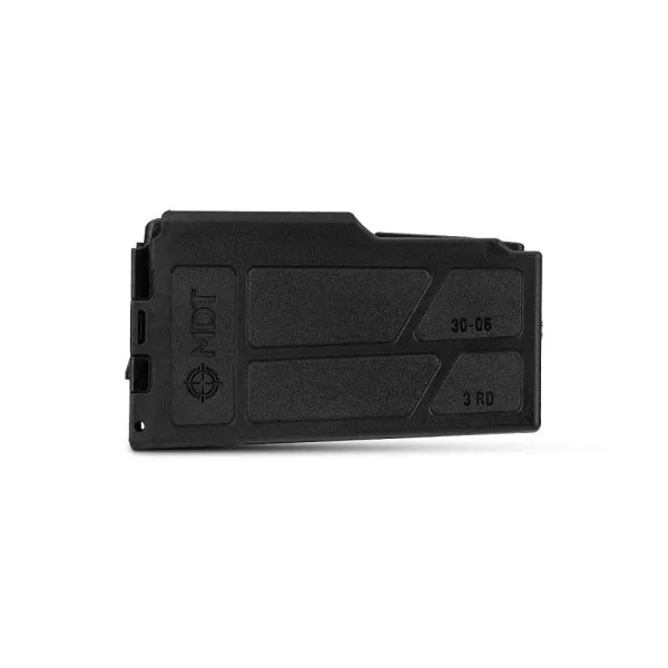 Chargeur MDT POLYMERE LA CIP 30-06 3 Round Noir