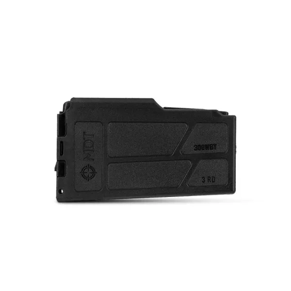 Chargeur MDT POLYMERE LA 3.850 CIP .300WBY 3 Round Black — Noir
