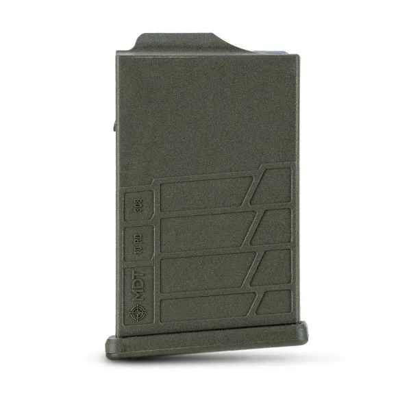 Chargeur MDT POLYMERE Gen 2 SA .308 10 Round Vert OD