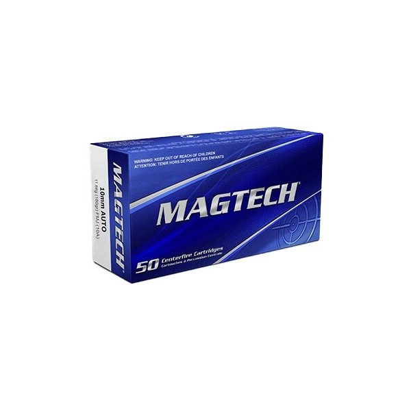 CARTOUCHES MAGTECH 10MM AUTO 180GR FMJ 10A*+