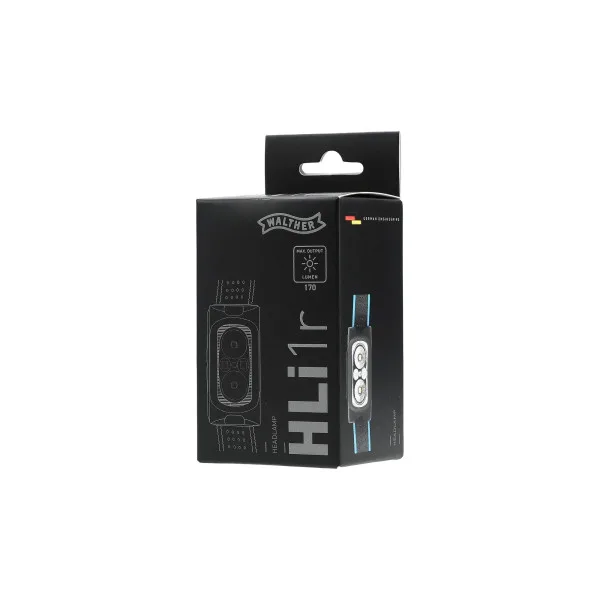 LAMPE FRONTALE WALTHER HLI1R RECHARGEABLE 170 LUMENS