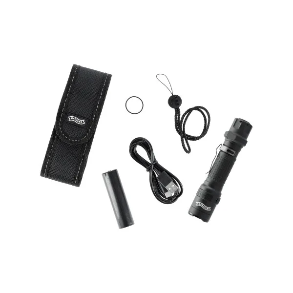 LAMPE TACTIQUE WALTHER TFC1 RECHARGEABLE 1500 LUMENS