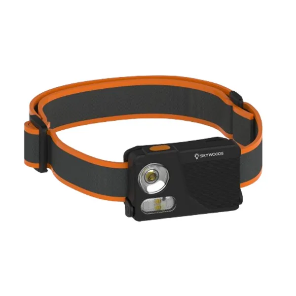 Lampe frontale Skywoods L60A81 – 300 lm – 7 modes – Rechargeable USB-C