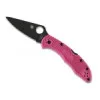 COUTEAU SPYDERCO DELICA 4 ROSE LAME NOIRE